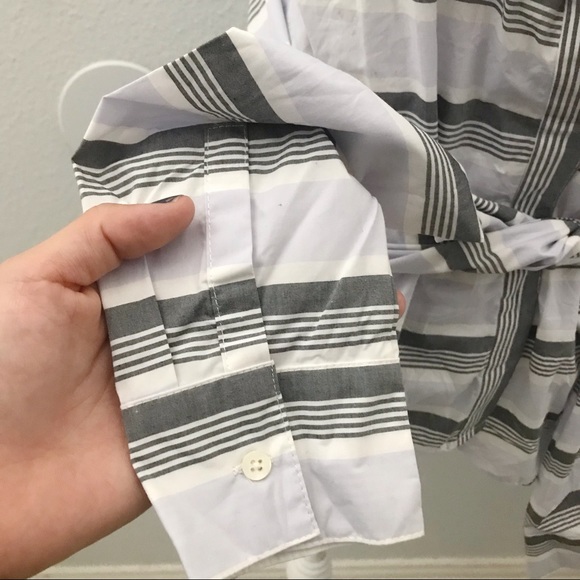 Derek Lam 10 Crosby striped cotton poplin top 6 - Picture 3 of 10